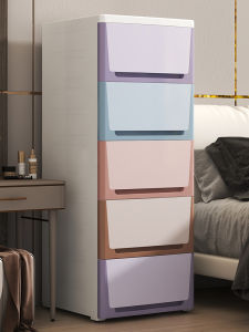 Plastic Drawer Style Storage Cabinet for Bathroom And Toilet Organizer Kitchen Gap Utilizer Multi-Purpose Household Storage