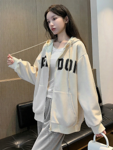 Warrior | Womens 2024 Spring/Autumn Casual Loose Sporty Hooded Cardigan