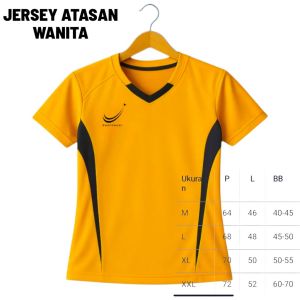 Jersey voly wanita baju voli cewe baju aerobic senam volley bandminton sepeda lari jogging senam