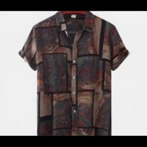Summer Hawaiian Short Sleeve Printed Vintage Shirt Mens Loose And Breathable Oversized Clothing Luxury Y2k Normal