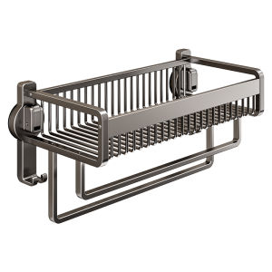 LANGBA | Wall-mounted Suction Hook Rack Bathroom Organizer