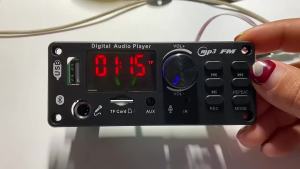kebidumei | Bo Mạch Giải Mã MP3 KEBIDUMEI 80W BT DIY Đầu Phát USB Không Dây Cho Ô Tô Với Khe Cắm Thẻ FM TF Và Mic 6.5mm Để Lắp Đặt Trên Xe