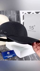 (CÓ VIDEO) Nón kết mũ lưỡi trai Lưới Viền Da vải Kaki cao cấp Form chuẩn đẹp (Ảnh thật) - NVF0035