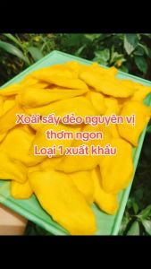 Xoài sấy dẻo xuất khẩu hàng loại 1 - Ngon dẻo mềm ít đường vẹn nguyên dinh dưỡng ăn là ghiền quà biếu sang