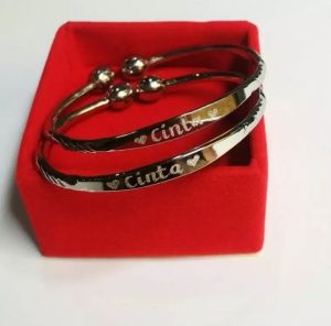 Gelang Baby / Gelang anak ukir nama sendiri monel stainliss staill / Gelang bayi murah