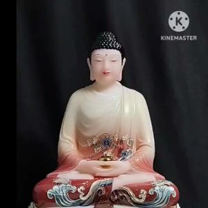 [ CAO 30 CM  ] TƯỢNG PHẬT THÍCH CA BỘT ĐÁ CAO CẤP CAO 30 CM  -  HÀNG NHẬP KHẨU