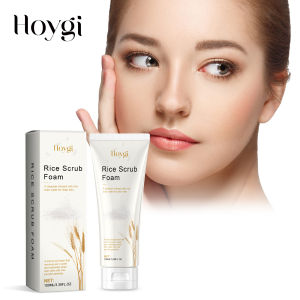 Hoygi Rice Cleanser Gentle Hydrating Brightening Amino Acid Rich Soothing Natural Face Wash สําหรับทุกสภาพผิว Sensitive ผิวมัน