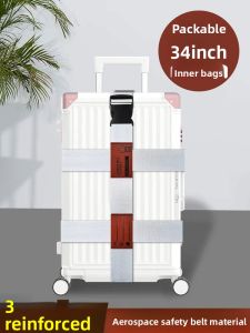 MONLEYTA | German Luggage Strap 28 Inch托运Cross Bundling Tape Protection Band For Travel Suitcase Bagging Tie加固 Belt