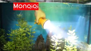 MonQiQi SENTER KEPALA SELAM/ Diving Super Terang 100 Watt - Cahaya Led Kuning