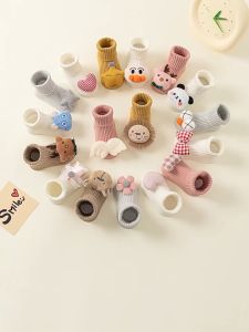 WNDR Kaos Kaki Bayi newborn anti slip motif bunga usia 0 - 1 tahun | Kaos kaki anak anti slip