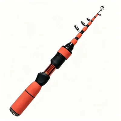 Mavllos OG Telescopic Spinning Fishing Rod 1.5M/1.68M Ultra Light UL Action Portable Travel Casting Spinning Rod for Stream Freshwater