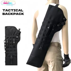Molle style tactical backpack shoulder bag storage bag long garbage bag 34 inches outdoor hunting single shoulder sports bag