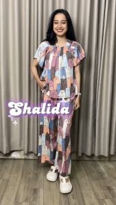 Setelan Piyama Kerut Bahan Katun Rayon Premium Motif Terbaru 2024