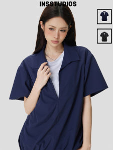 Couple Style American Collar Short Sleeve Polo T-Shirt