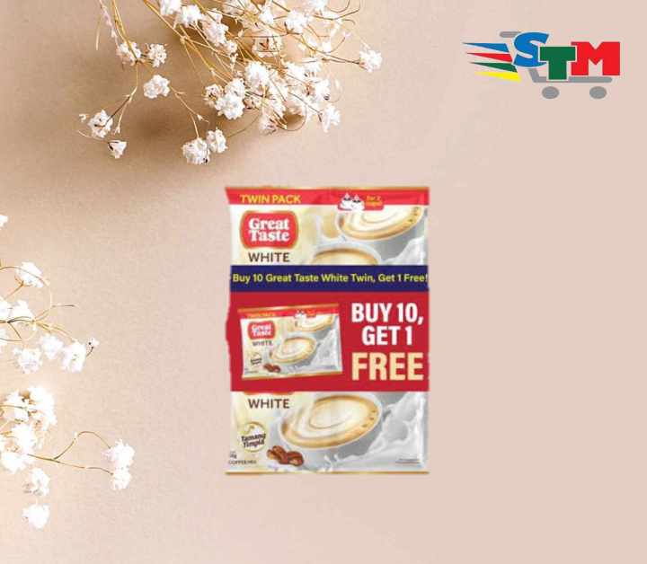 Great taste white Twin Pack 3in1 50g (10+1) 3In1 Coffee Sachets