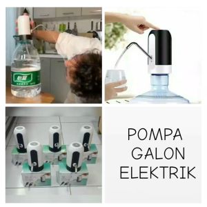 ( BISA COD ) Pompa Air galon Elektrik Listrik Portable Water Electric Pump Charge Pompa Air - TERMURAH