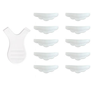 5Pairs Silicone Eyelash Perm Pad Y Eyelash Brush 3D Eyelash Curler Applicator Makeup Lifting Tools Lashes Rods Shield