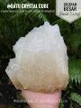 Batu Crystal Cube atau Bongkahan Kristal Alam atau White Crystal Stone. 