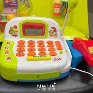 ชุดแคชเชียร์ชองเล่น เครื่องคิดเงิน Cashier ซุปเปอร์มาร์เก็งของเล่น ของเล่นขายของจำลอง RP-LF-996D