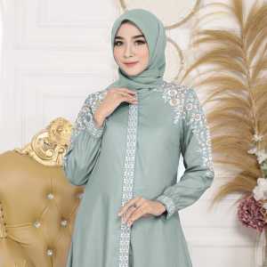GAMIS RENATA BAHAN TOYOBO BORDIR PREMIUM KOMBINASI BORDIR FULL PAYET SYARI WANITA MUSLIM IZDIHAAR MUSLIM STORE - Real Pict, COD Available (EXPORT)