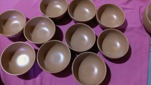 Chén ăn cơm nhựa melamine cao cấp nhám ngói  Co20 đường kính 11.3 x 5.3 cm cao