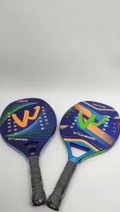 Camewin | Camewin Beach Tennis Racket 50% Carbon Inner Core EVA Foam Fibe Send Protective Bag High Quality Tennis Racket 2024 the New