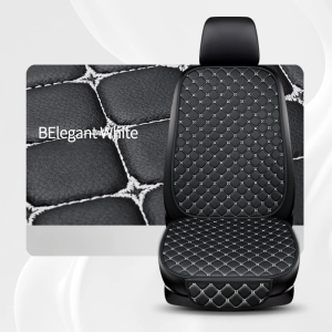Kcimo Pu Leather Car Seat Cover Seat Back Cushion Universal Seat Cushion Durable Four Seasons Increase Driving Comfort
