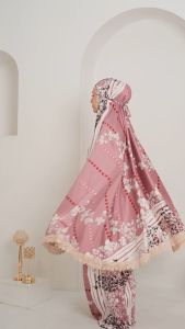 Mukena Ibu & Anak Azwa Diora Silk Premium 2in1 by Nanjung Abadi