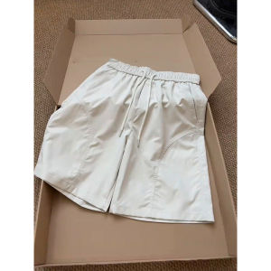 Quick Dry Ice Silk Mens Sport Shorts Summer Thin Straight Leg Casual Pants American Functional Five-Point Bionic Trousers