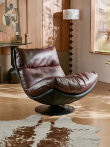 FEISHANGLIJIA | Sofa Đơn Da Cao Cấp Minimalist Có Thể Xoay