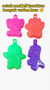 Cetakan Puding Agar Agar Jelly Plastik Karakter / Cetakan Jeli Pudding Karakter Lucu