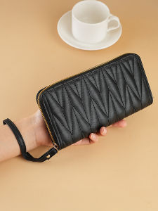 JIFANPAUL | Diamond Pattern Multifunction Long Womens Wallet