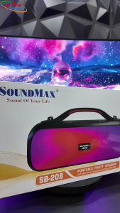 Loa SoundMax Di Động Xách Tay SB-208 - Hàng Chính Hãng
