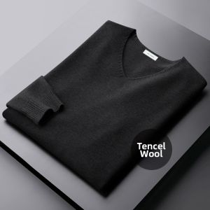 UBV | Slim Fit Warm Double Color Wool Knit Sweater