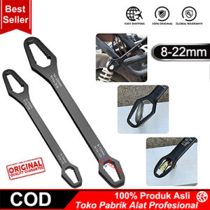 Kunci Pas Universal Adjustable Torx Kacamata Kunci Pas 8-22Mm Ratchet Kunci Pas untuk Sepeda Motor Mobil