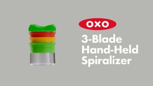 OXO ที่สไลด์ผัก เป็นเส้นสปาเกตตี้ 3 in 1 ขนาดใหญ่ l OXO GG 3 Blade Hand-Held Spiralizer