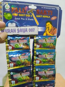 Palu sakti original obat herbal sakit gigi