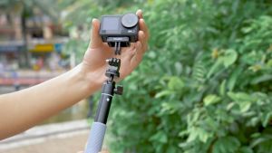 TELESIN Waterproof Divng Selfie Stick Monopod 360° Rotation Ball Head for GoPro Insta360 DJI Action Camera