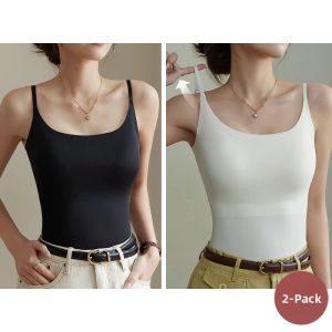 ZISU | Summer Ice Silk Camisole Bra Integrated