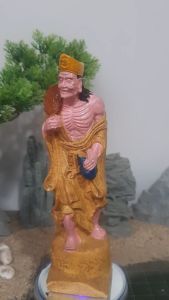 Tượng tế công ( tế điên tế say)  cao 20cm mang bình an vui vẻ cho mọi người  trang trí tiểu cảnh sân vườn hòn non bộ bàn trà…