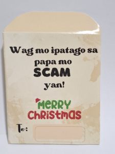 Christmas Envelope "Scam Mama at Papa mo"