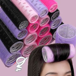 10pcs Women Self Grip Rollers Cling Stick Hair Curler / Big Self Grip Hair Rollers Cling / DIY Hair Curlers Salon Hairdressing Clips
