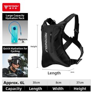 Motowolf | Lightweight Hiking Cycling Backpack