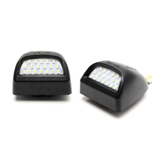 2Pcs For Chevrolet Suburban Silverado 1500 2500 3500 Tahoe LED Number License Plate Light Lamps For GMC Sierra Yukon XL Cadillac