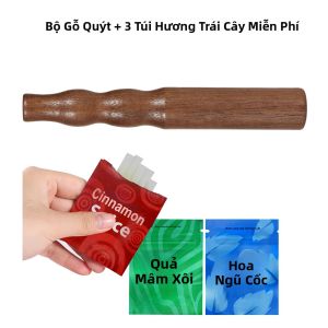 Dụng Cụ Xông Hơi Trị Liệu Bằng Gỗ Không Chứa Nicotine Với Các Viên Hương Liệu Giúp Cai Thuốc Lá Quà Tặng Cho Nam Giới Đầu Xông Không Chứa Hóa Chất