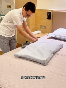 รั้วกั้นเตียงเด็ก พกพาพับได้ ไม่ต้องประกอบ มีหลายขนาด120cm-180cm พับเก็บได้ ใช้กับทุกพื้นเตีย