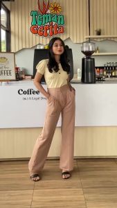 Celana Knit Kulot Size XL: Celana Daily Kantor yang Nyaman