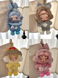 Autumn Winter Skullpanda Plush Sweater Set Original Design Furry Clothes for Dolls Hanging Decoration Kids Fashion Playwear