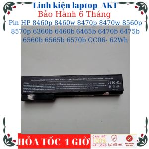 Pin laptop HP 8460p 8460w 8470p 8470w 8560p 8570p 6360b 6460b 6465b 6470b 6475b 6560b 6565b 6570b CC06-HSTNN-LB2G - 62Wh