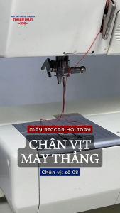 Chân Vịt May Thẳng Zin dành cho Máy May Đa Năng Riccar Holiday 12301240 1090 1021...